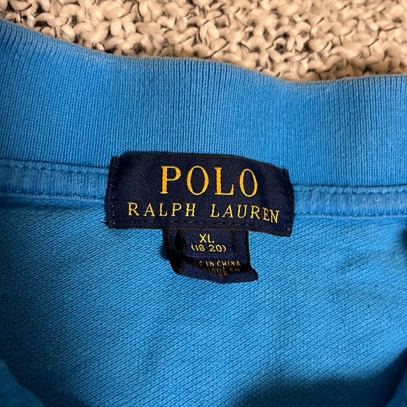 Blue Ralph Lauren polo T-shirt, extra large - Picture 2 of 5